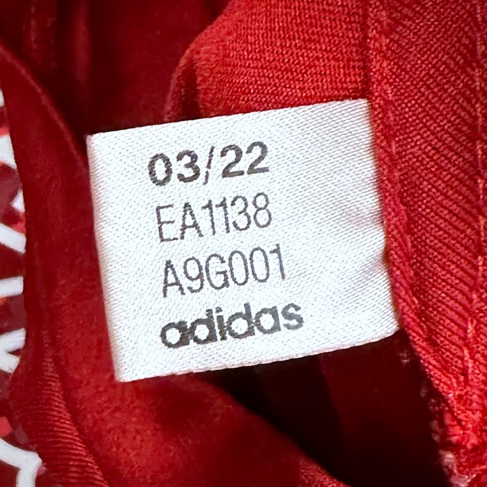 Adidas Nebraska Cornhuskers Shirt Large NCAA Big Red A9G001 Creator University - Picture 7 of 7